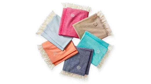 Mark and Graham Italian Herringbone Throw