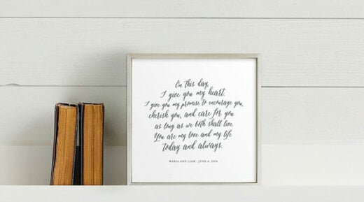 Minted Poem/Quote Print