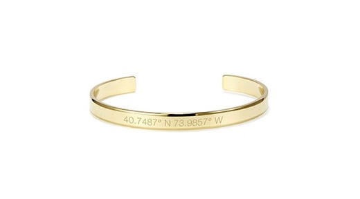 Custom Coordinates Bracelet