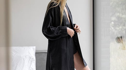 Washable Silk Robe