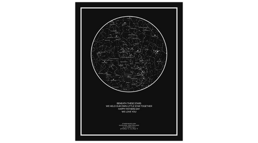 Custom Starry Maps Print